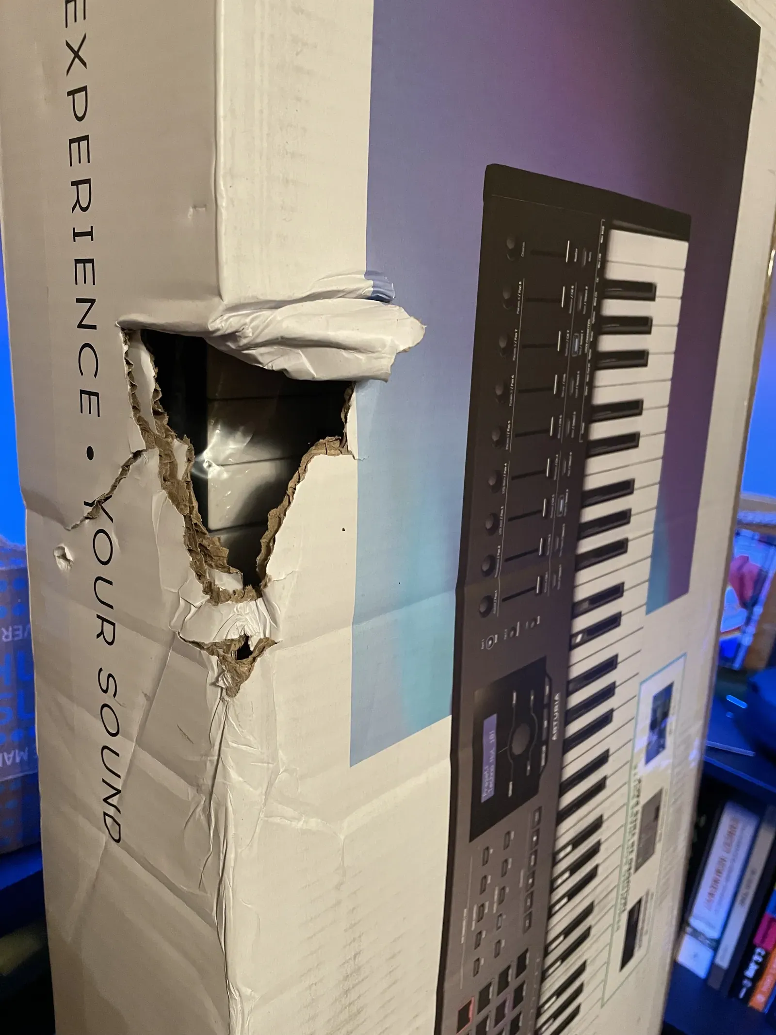 new keyboard – created some music