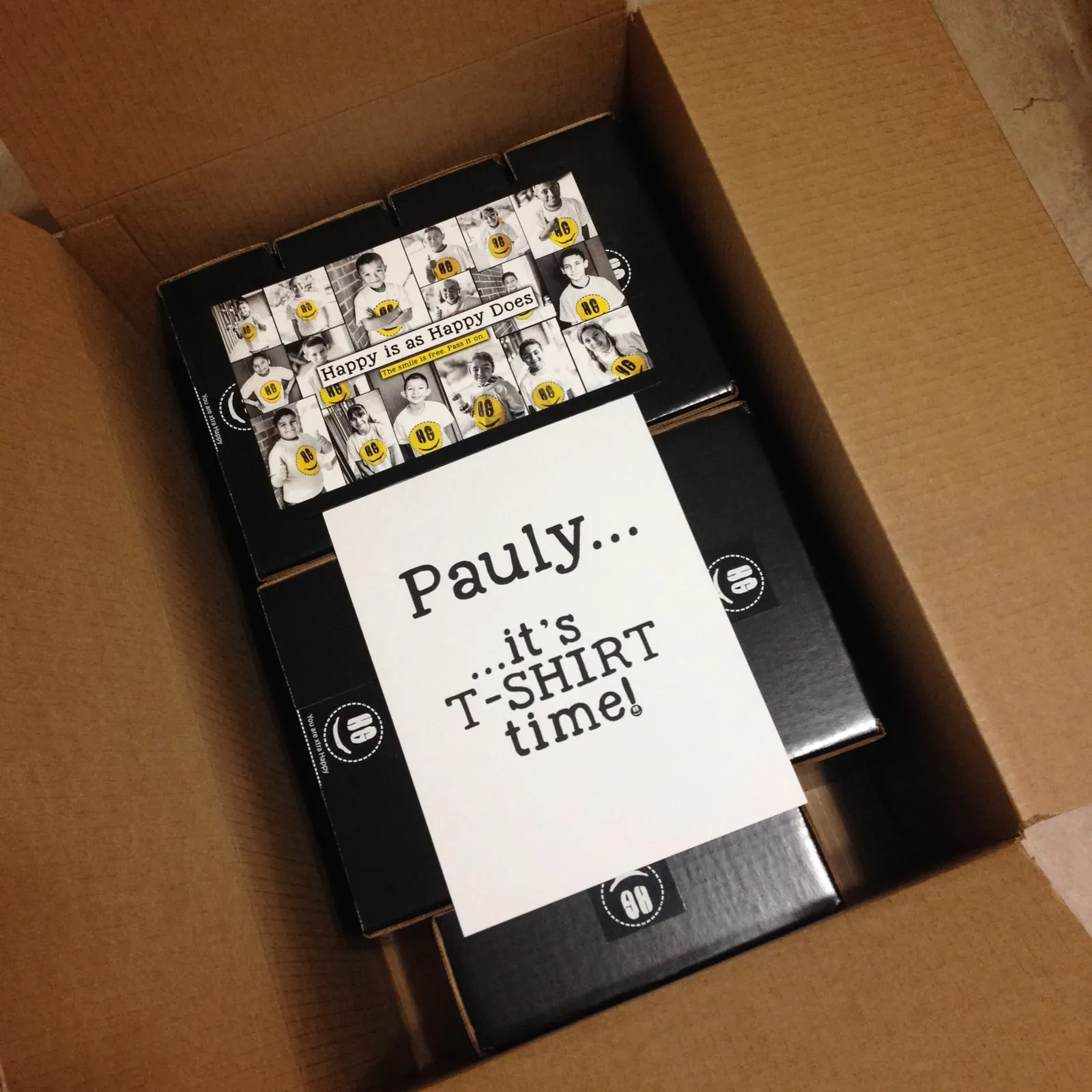 shipping smiles to DJ Pauly D