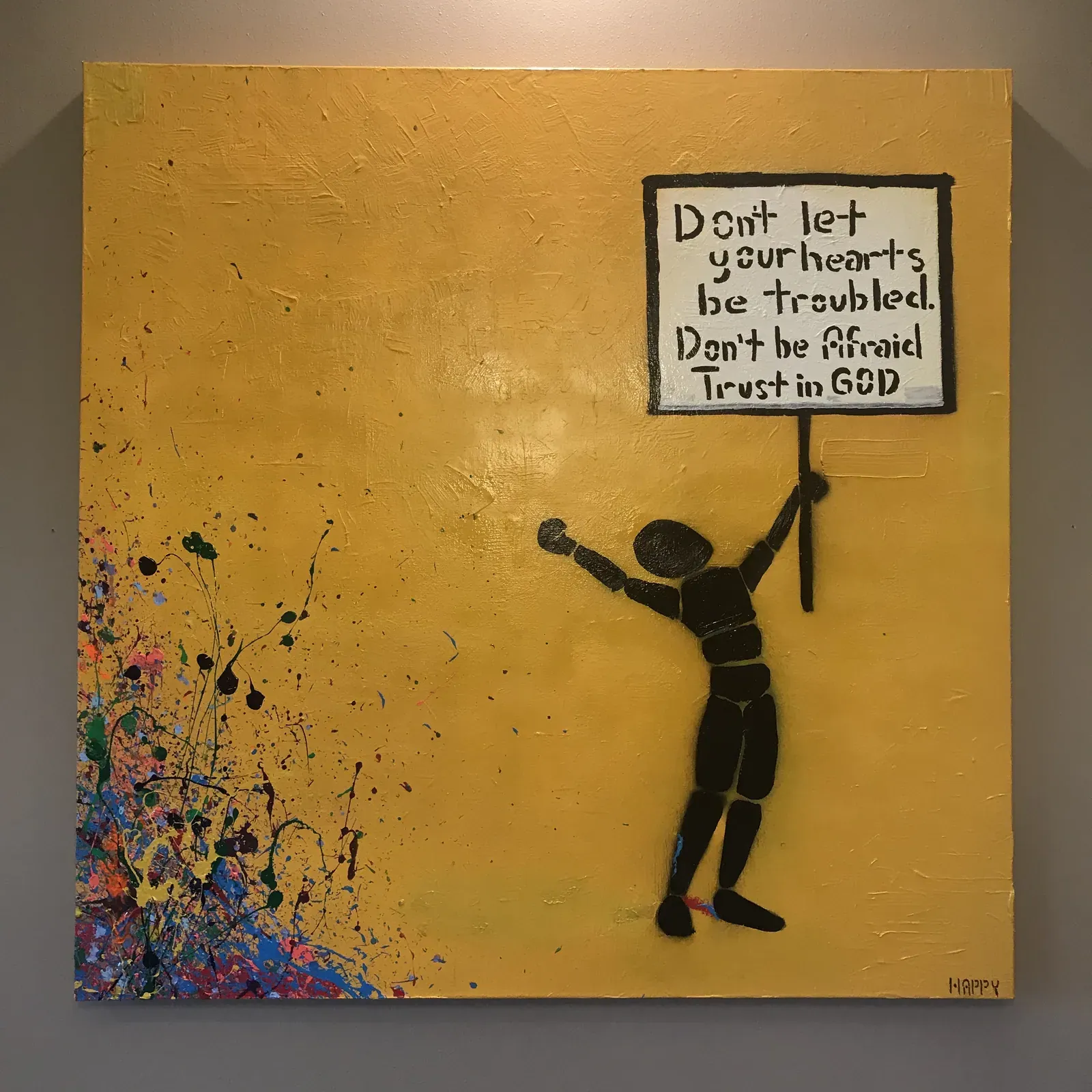“Do Not Fear” painting